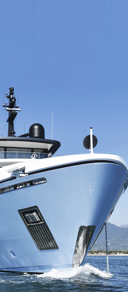 Un'immagine del Sanlorenzo Superyacht 500 Expt